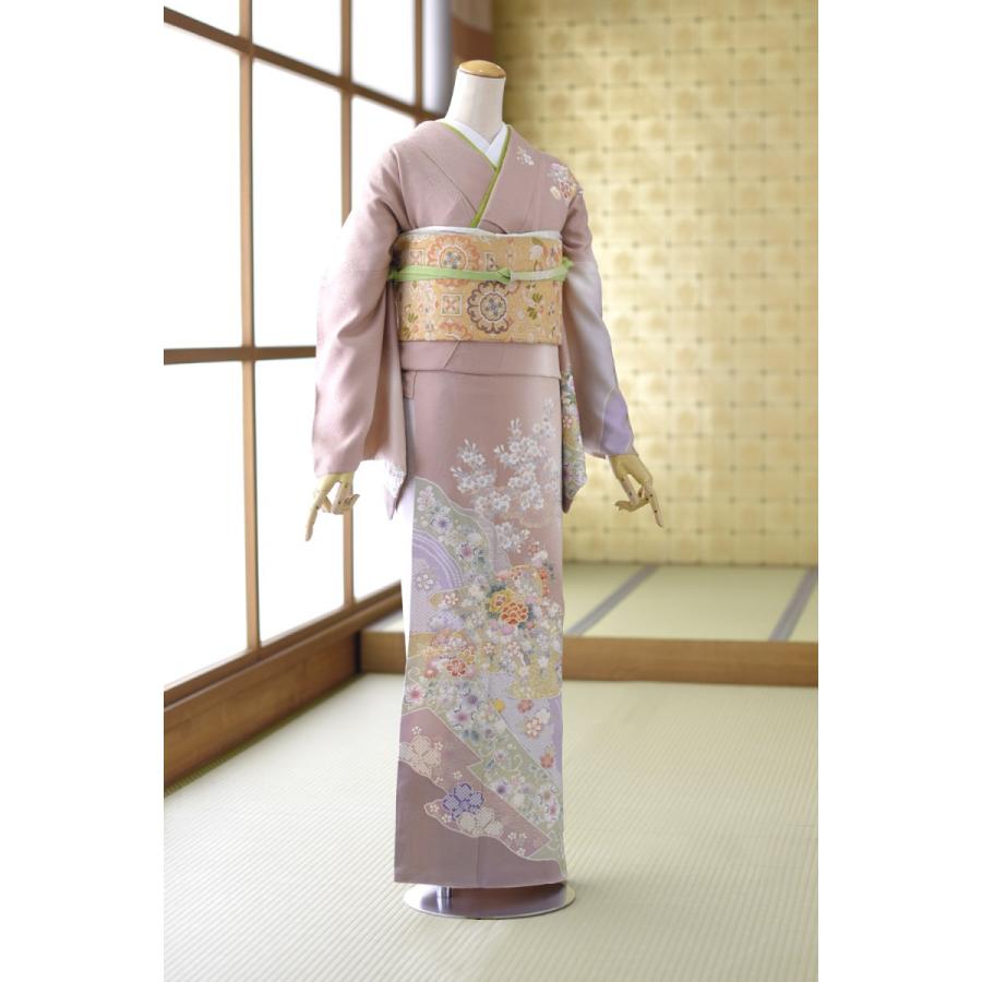 訪問着 レンタル 卒業式 母 着物 高級正絹 身長155cm〜170cm位 入学式