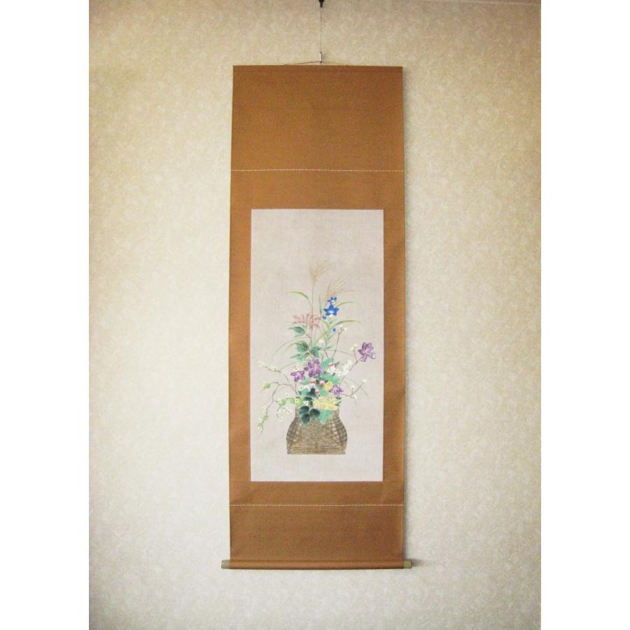 掛け軸 掛軸 花籠 高木硯山 (真作・新品) : 掛け軸の専門店 香遊