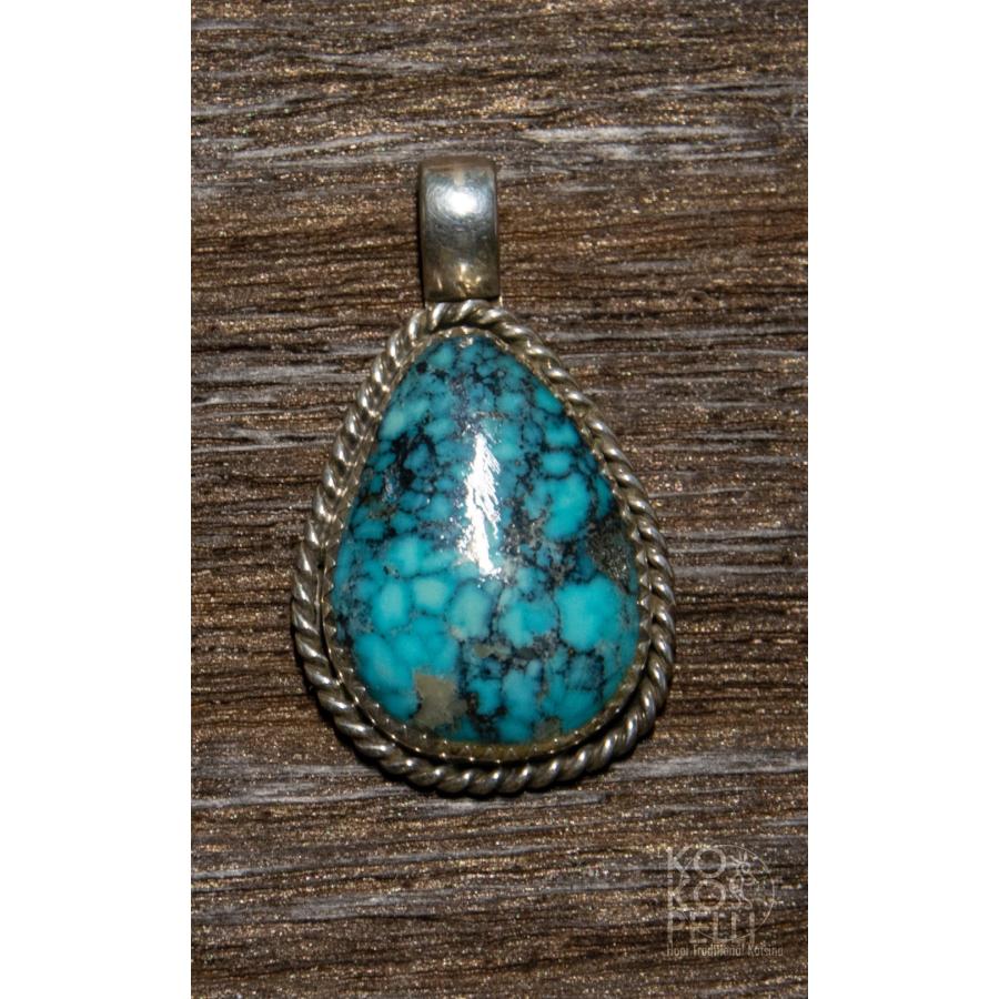 ナバホ族 K.Williams /スパイダーウェブキングマンターコイズ