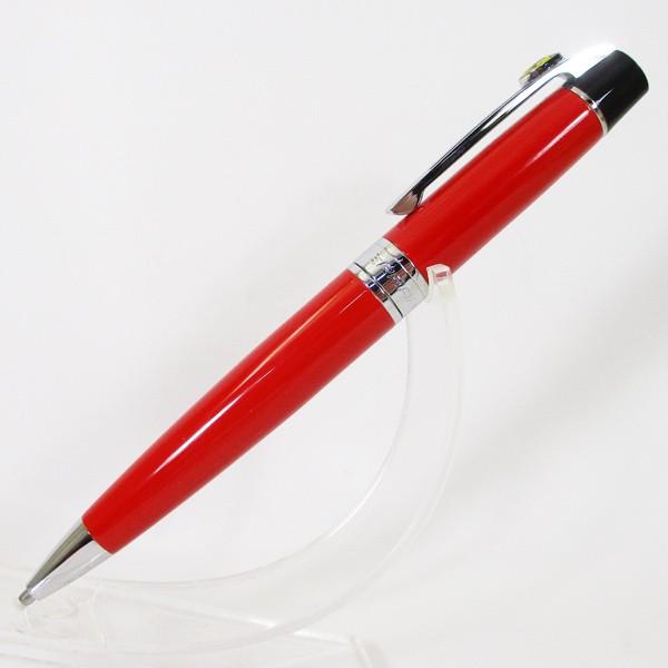 Ferrari 赤 ボールペン 本体とレア物ゴールドピンバッジ二つセット