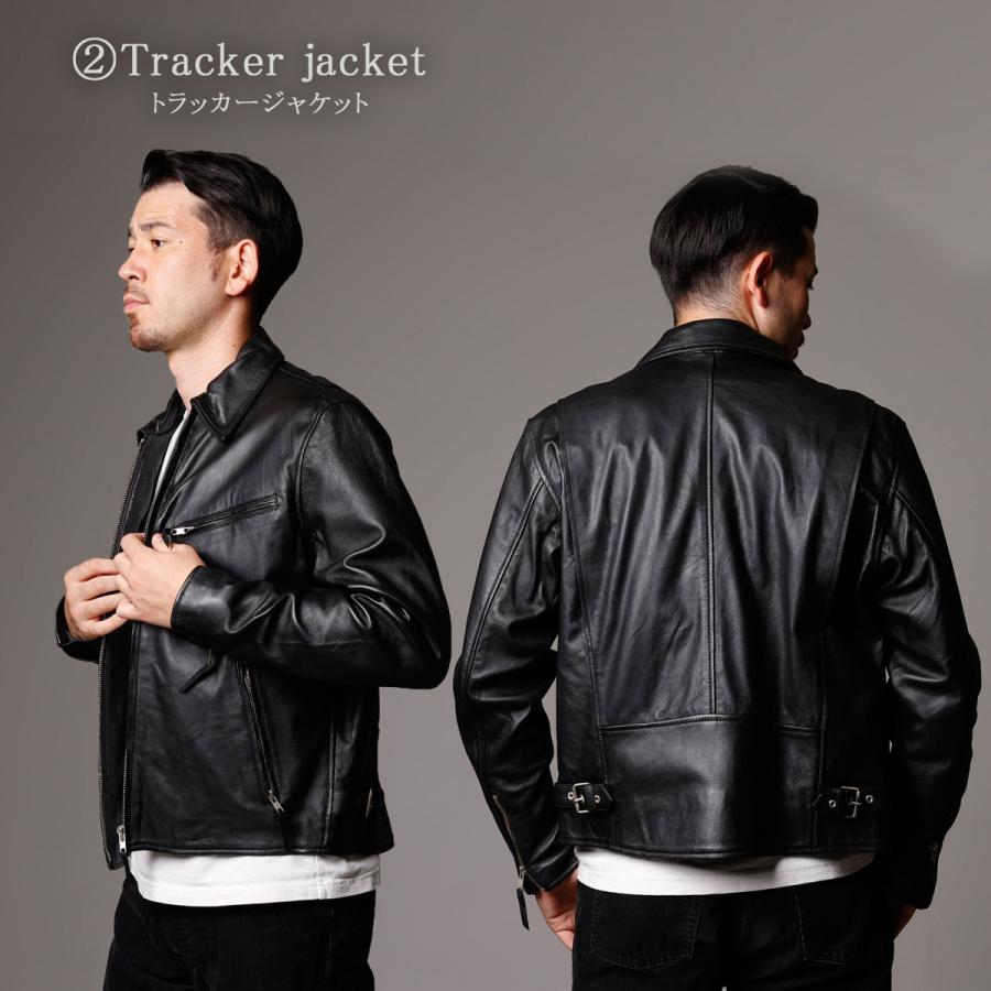 本革 ラムレザー】ライダースジャケット メンズ レザージャケット 革