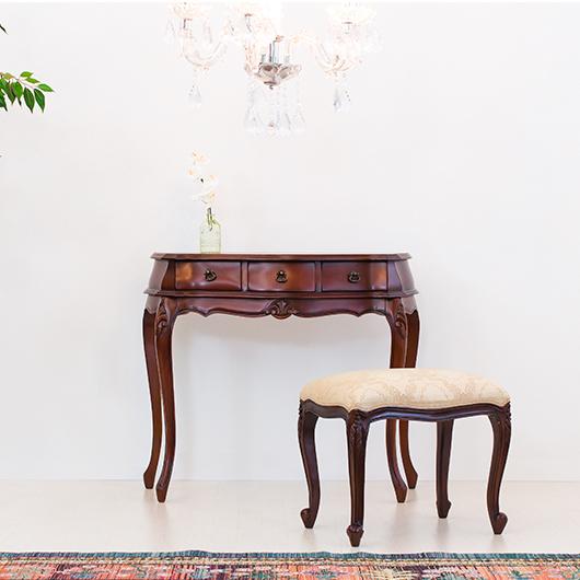 コンソールテーブル 高級 アンティーク 猫脚 ブラウン コンソール
