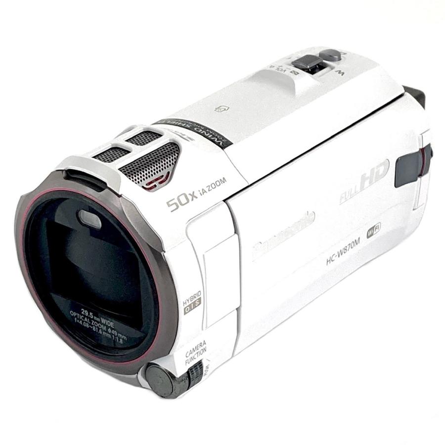 Panasonic HC-W870M ビデオカメラ(ホワイト) 【公式通販】