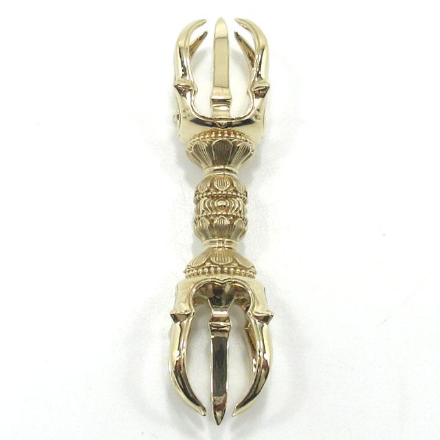 五鈷杵 金剛杵バジュラ Sサイズ 密教法具 本格派 精巧極上品 美品 仏具