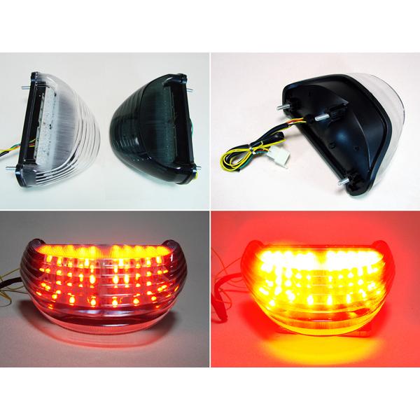 新品 ZX-12R ウインカー内蔵 LEDスモークテールランプ ZXT20A ZXT20B