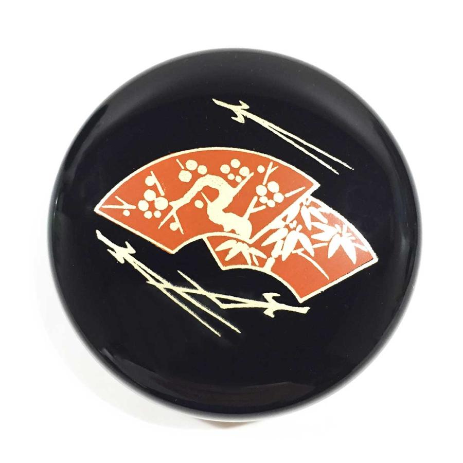 棗 黒扇面 中棗 茶道具 お抹茶 木製漆塗り 蓋物容器 : 華成屋かなりや