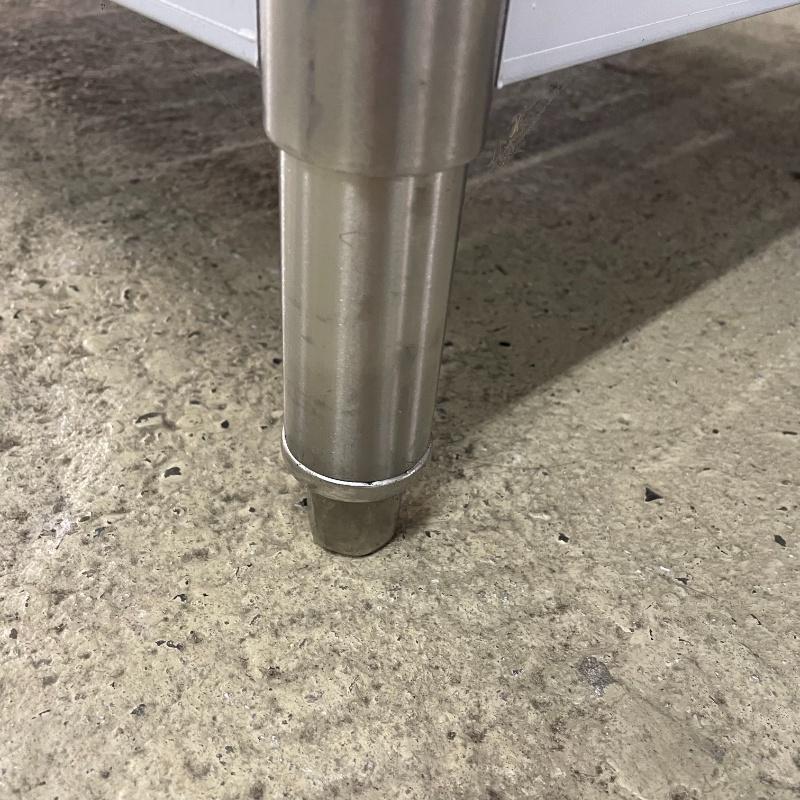 中古】 業務用 ステンレス クリーンテーブル BG付 幅1115×奥行700×高