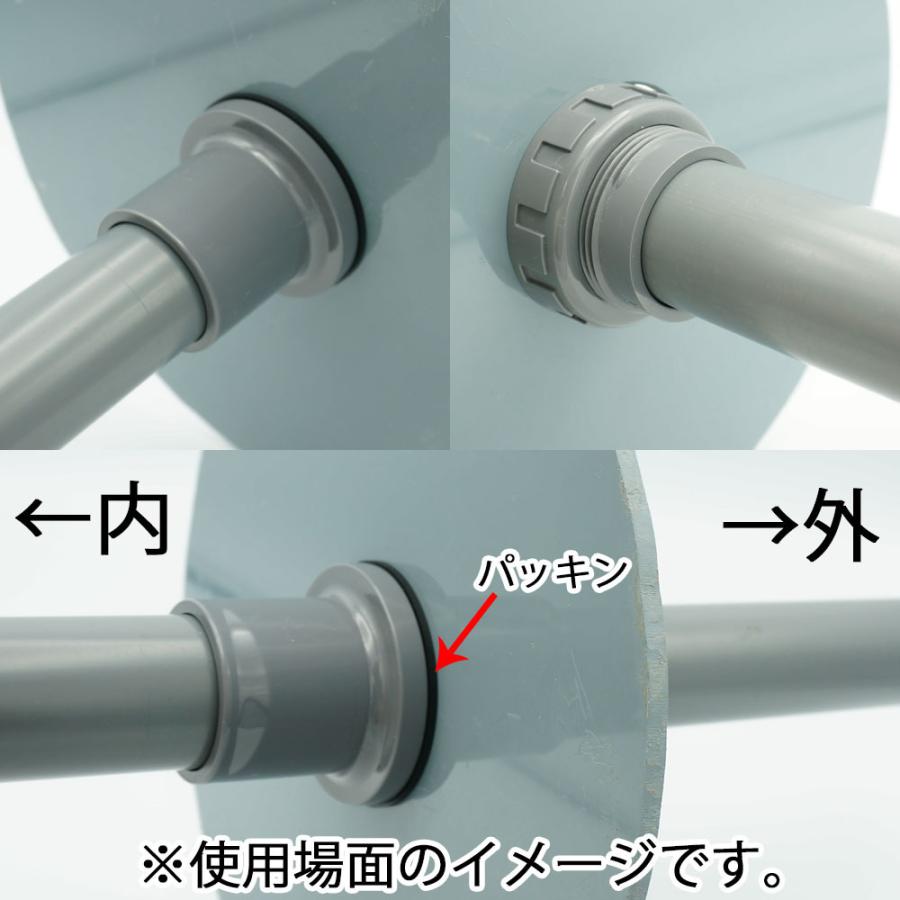 バルブソケット50A ゴムパッキン2個付 ＆ 50A/13Aストレート