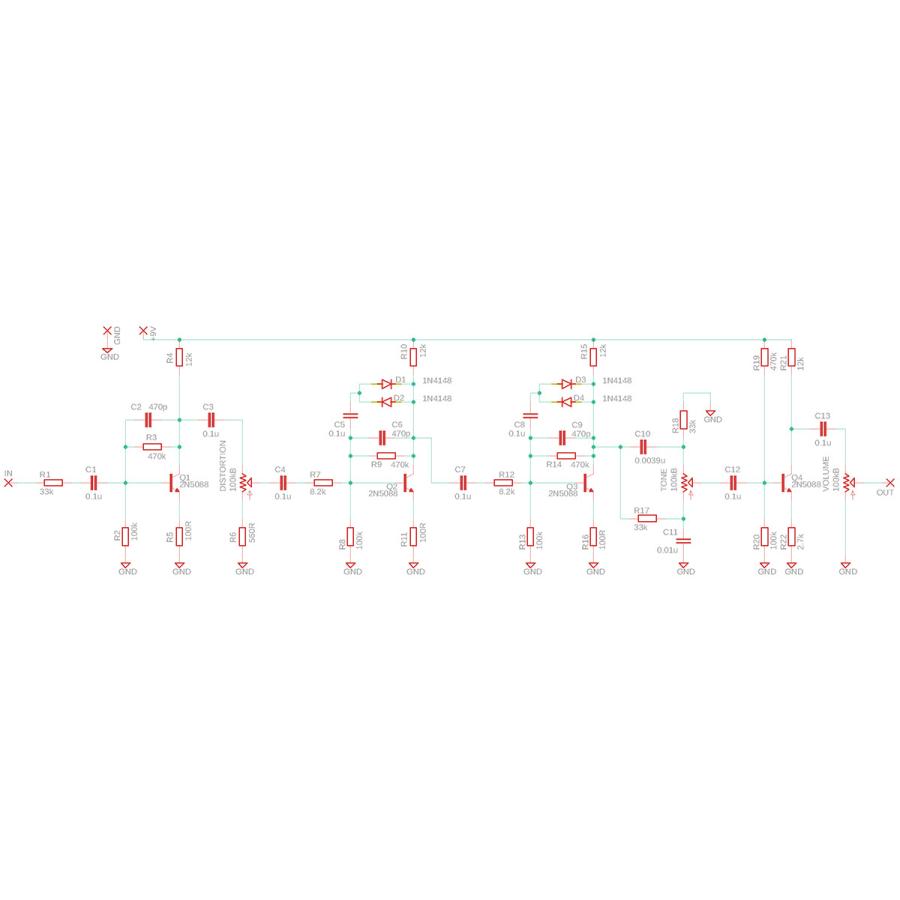 KGR HARMONY The Wall Fuzz アメリカンマフ系ファズ KGR Harmony The