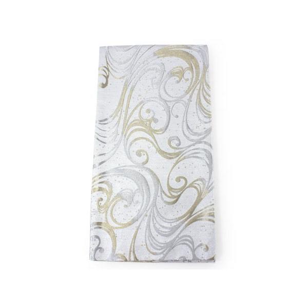 袋帯 フォーマル 全通 銀 シルバー 波 礼装用 仕立て上り 訪問着 色