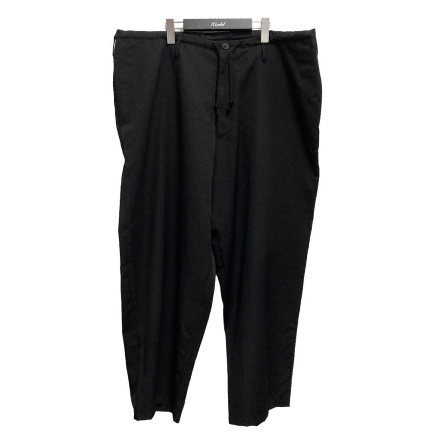 ✨極美品✨ ヨウジヤマモト プールオム 23AW シワギャバ 内股ドレープ