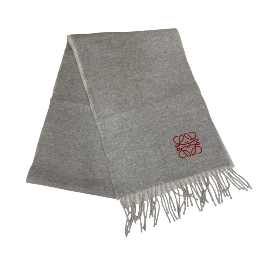 LOEWE ロエベ アナグラム マフラー グレー 180×30cm LOEWE ロエベ