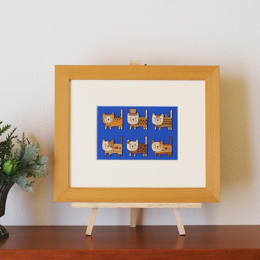 天然杉の額縁（インチ判・木はり絵ビギナーレベル用・アクリルカバー