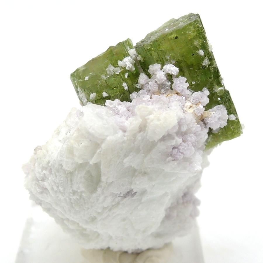 ウォーターメロントルマリン 母岩付き 原石 トルマリン 電気石