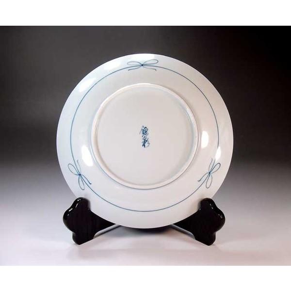 有田焼 吉祥文様 色鍋島様式桜富士山絵飾り皿｜陶芸作家 藤井錦彩 作