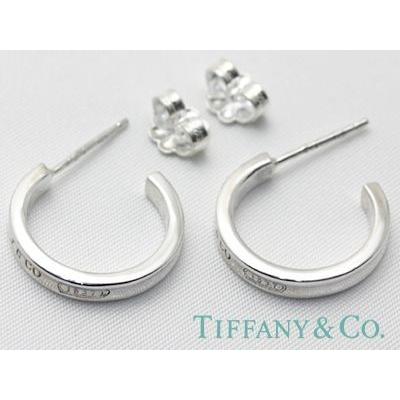 Tiffany & Co. ティファニー 1837 シルバーフープピアス TIFFANY&Co