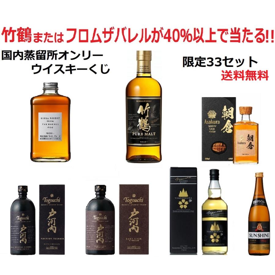 ニッカウヰスキー（NIKKA WHISKY） 【ウイスキーくじ】送料無料！33口