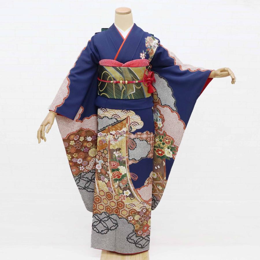 振袖 中古 フルセット 販売 正絹 成人式 一式 貸衣裳 購入 格安