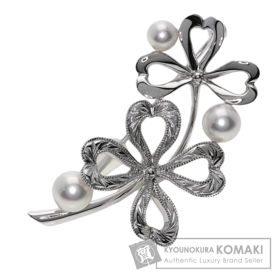 ☆美品☆ミキモト シルバー パール 12珠 ブローチ 皇室御用達ブランド