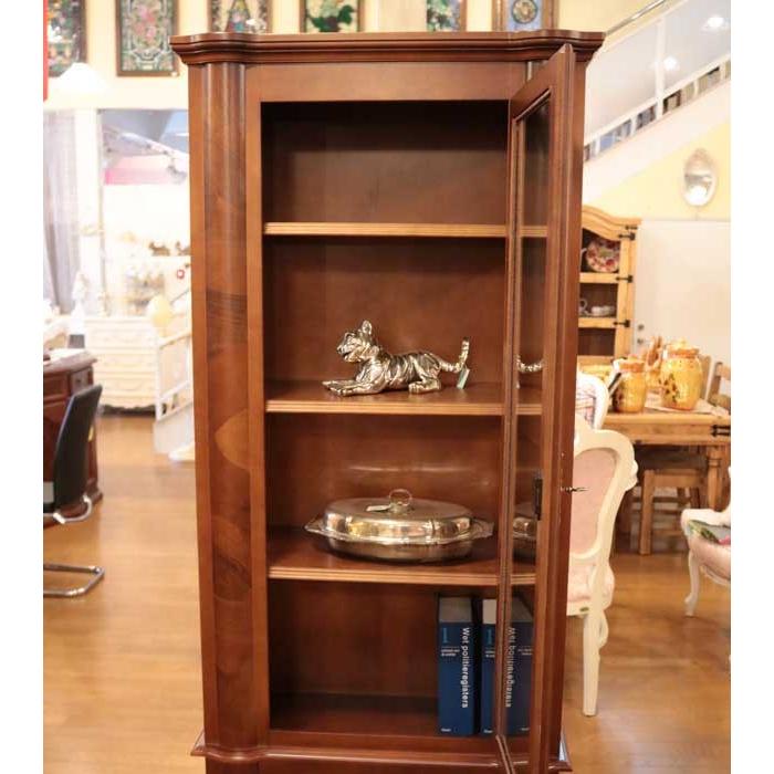 イタリア ガラスキャビネット 完成品 キャビネット アンティーク調