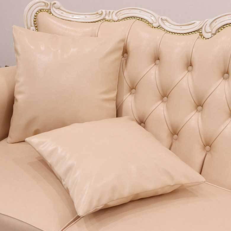 664 プリンセスローズ様ホワイト 白 猫脚 150 イタリア リビング a 664