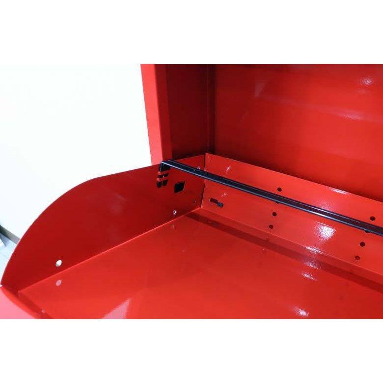 シューズボックス スリム 3段 レッド アイアン DOTTUS ドッタス