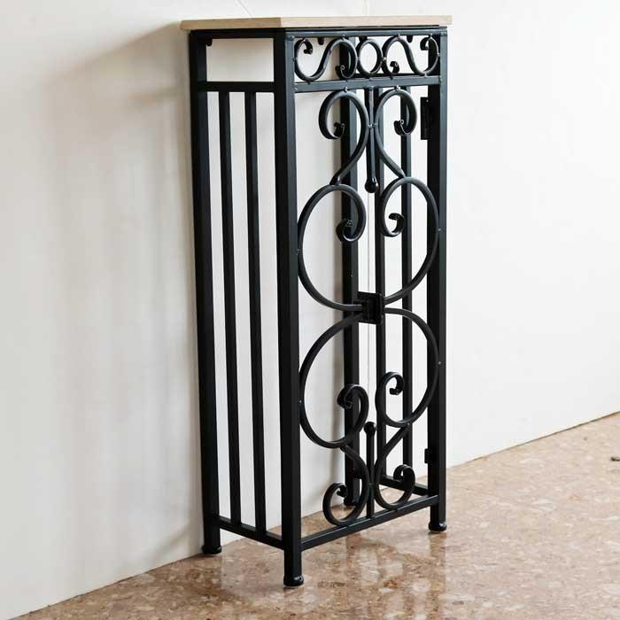 送料込】コンソールテーブル アンティーク 猫脚 大理石 花台