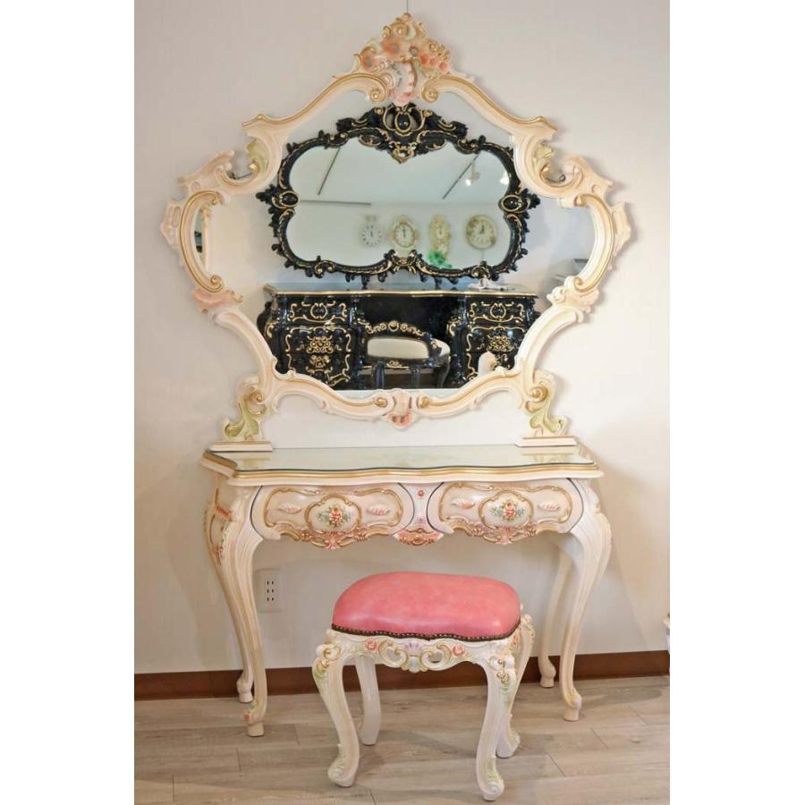 ストア 高級家具メーカー 鏡台① アンティーク 高級家具メーカー 鏡台