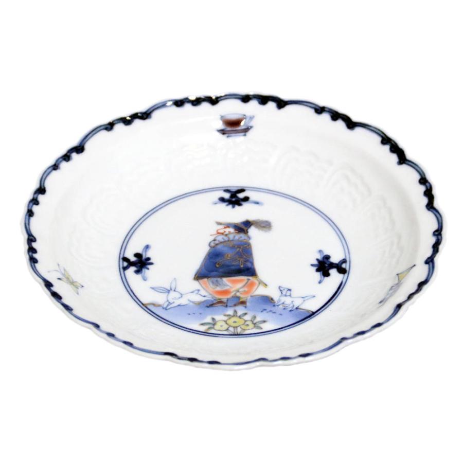 九谷焼 山本長左【宮内庁御用達】九谷焼5号ケーキ皿 異邦人 オレンジ