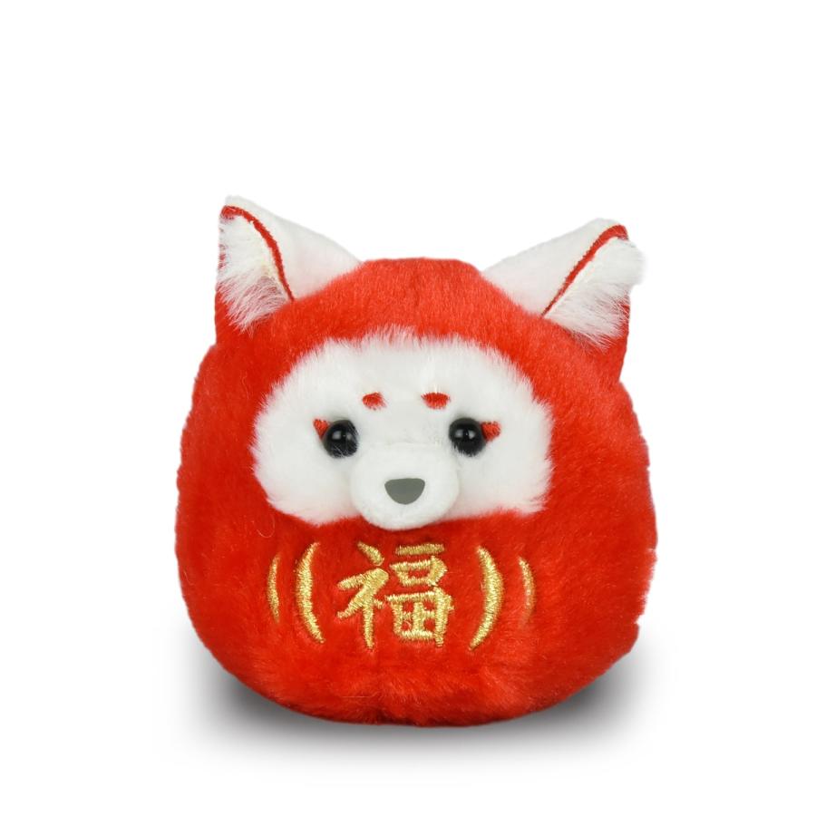 ちょコンとキツネ 福だるま MC わたあめ 白狐 ぬいぐるみ きつね