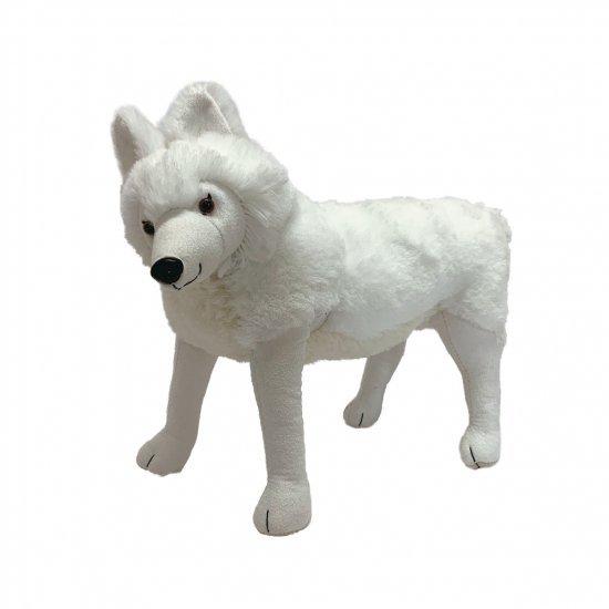 ウールヴァル ホワイト オオカミ 狼 ぬいぐるみ テイクオフ : HONDA