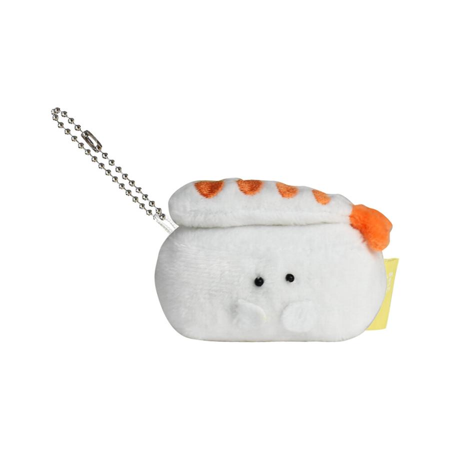 ぎゅっとおすしさん えび ミニマスコット ボールチェーン ぬいぐるみ