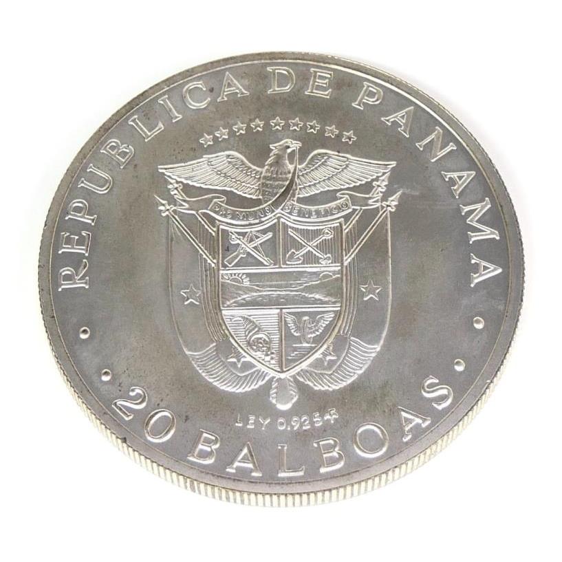 パナマ共和国 20バルボア銀貨 1974年 【中古】(65978) : 堀田商事質店