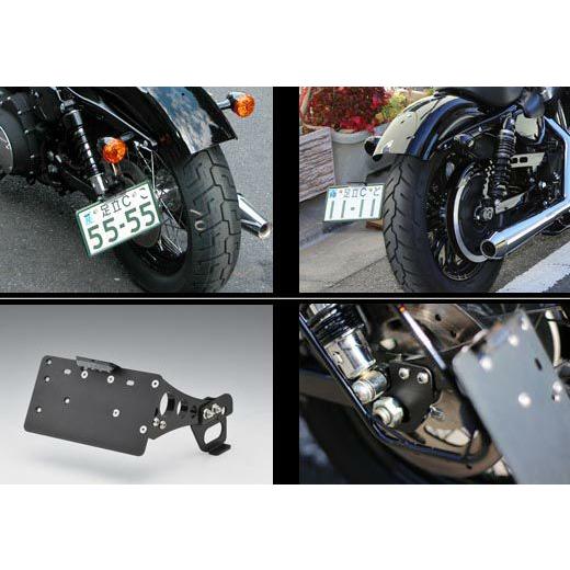 ハーレー スポーツスター サイドマウントナンバーステー XL1200X/V/N