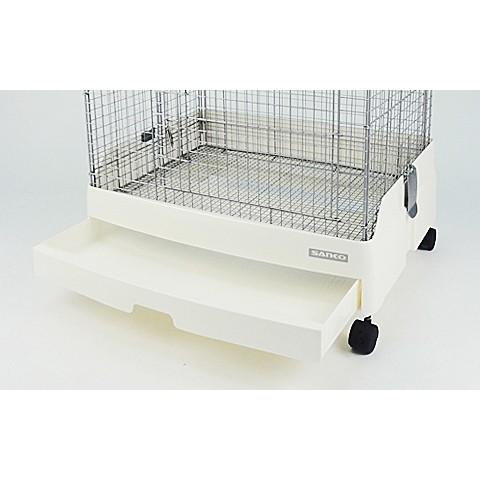 チンチラケージ SANKO ブラック 62L x 51W x 78H 滑車付き チンチラ