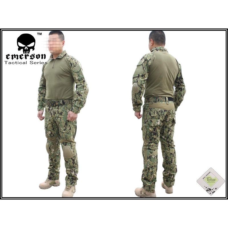 EMERSON CRYE コンバットタイプ 迷彩服 BDU AOR2 XLサイズ
