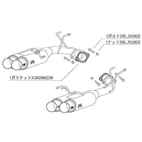 柿本改 柿本 改 マフラー GTbox 06&S ホンダ エリシオン プレステージ