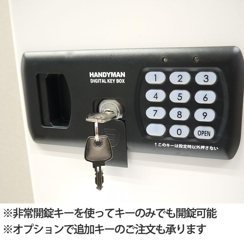 キーボックス 壁掛け 48本吊 テンキー キーレス 暗証番号 タイプ 非常