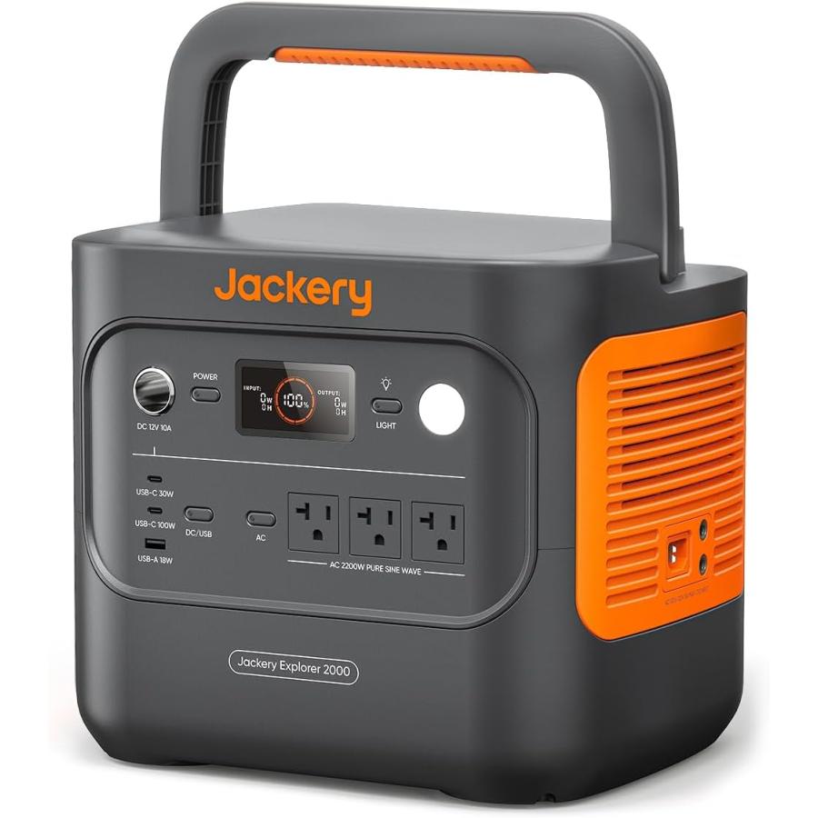 Jackery ジャクリ ポータブル電源 2000 New 2042Wh JE-2000D