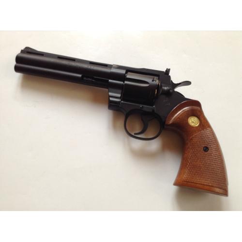 タナカワークス コルトパイソン R-model HW ブラック 6インチ ガスガン