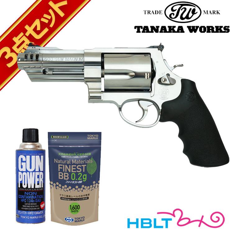 タナカワークス S&W M500 Ver.2 ステンレス フィニッシュ 3+1インチ