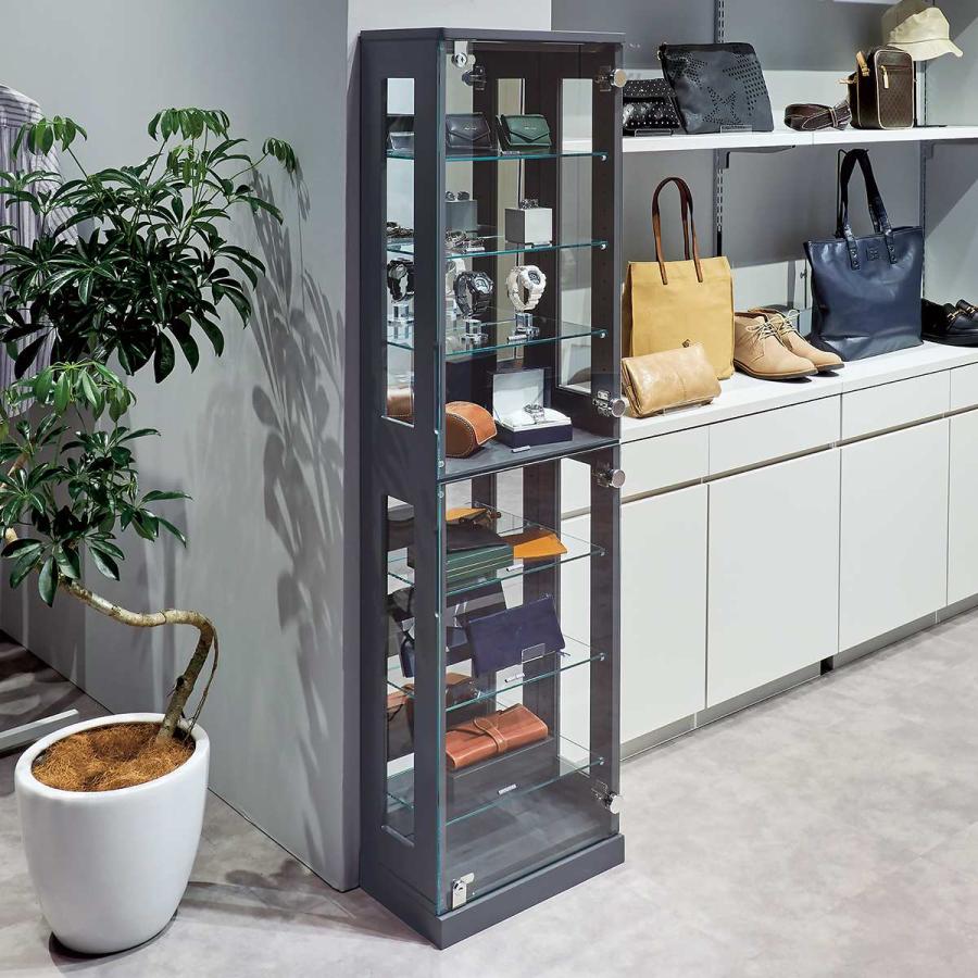 ガラスショーケース ロッカー 金庫 鍵付き カギ かぎ 高級 ジュエリー