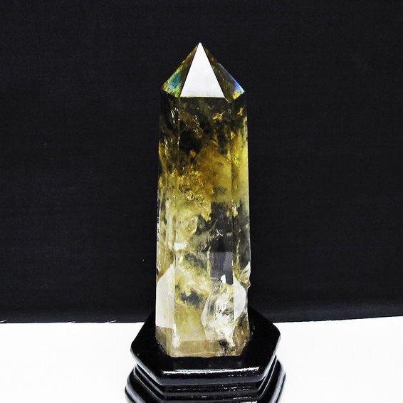 パワーストーン 天然石 シトリン水晶六角柱 t719-4983 : H.S.K STONE