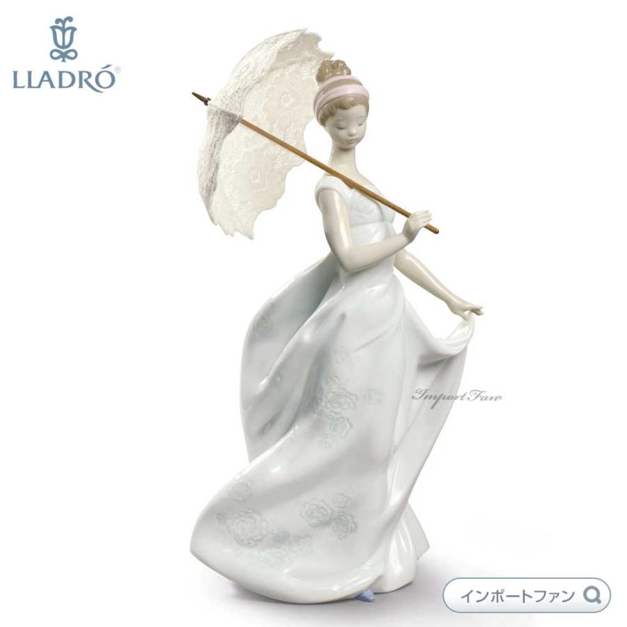 LLADRO（リヤドロ） 優雅な装い 女性 貴婦人 日傘 置物 01009170