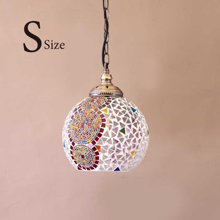昭和レトロなガラスペンダントライトカラフルボールバブルアンティーク