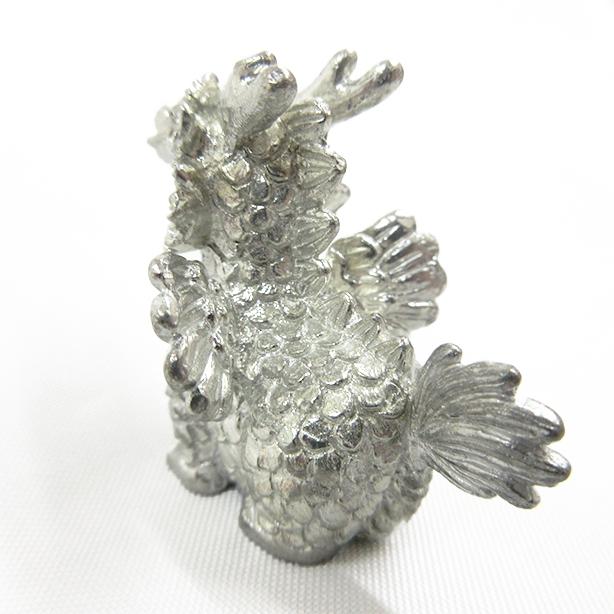 すず 高級 錫 ドラゴン ） 龍 置物 ハンドメイド クール グッズ 日本製