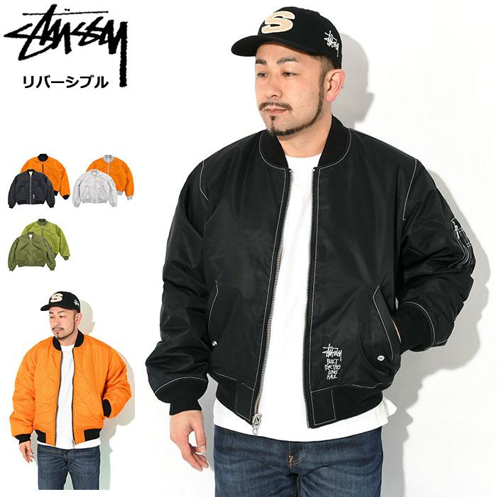 STUSSY LEATHER BUILT BOMBER ステューシー L Leather Built Bomber