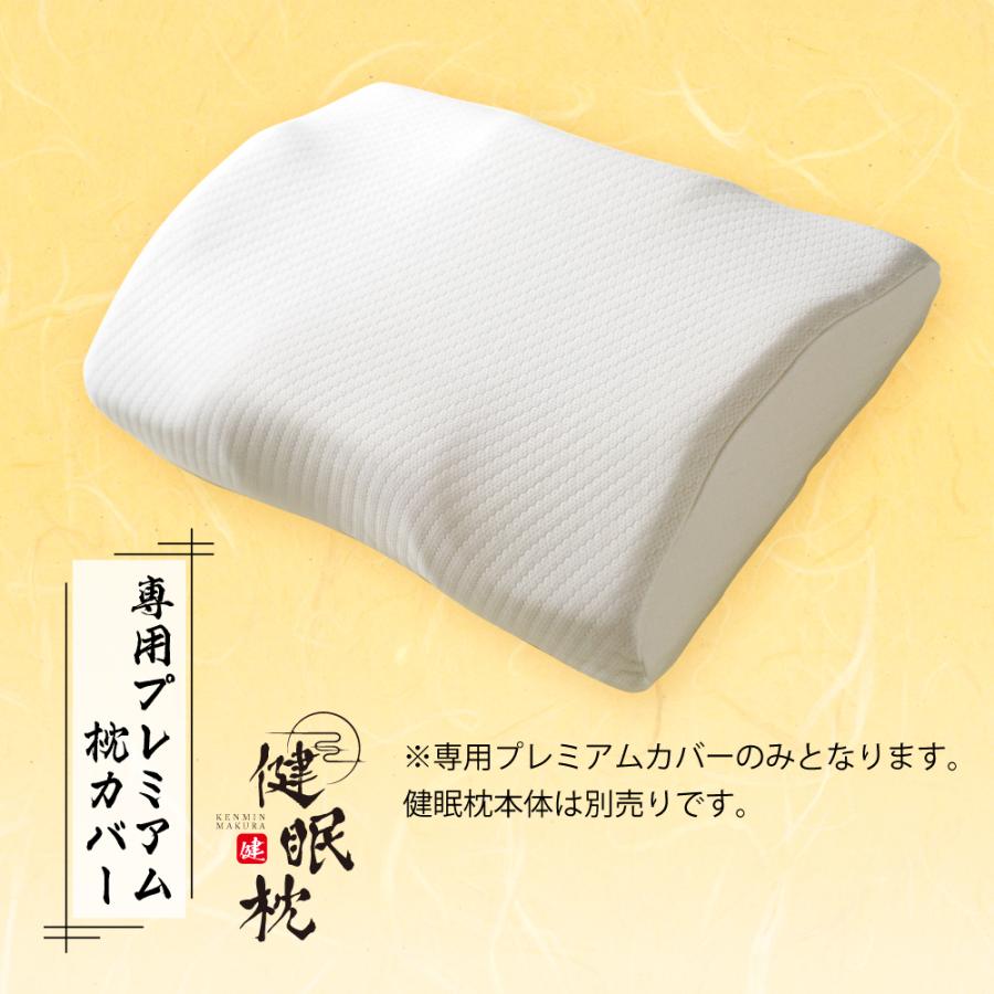 雲のやすらぎ 健眠枕 専用プレミアム枕カバー けんみんまくら マツケン