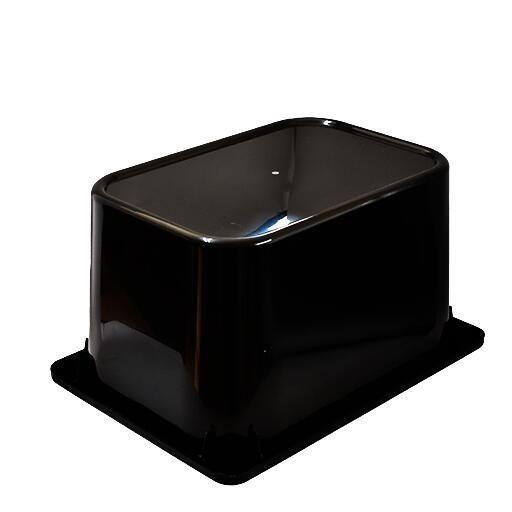 メダカ飼育容器オーバーフロー加工済プラ舟80L 2個セット トロ舟