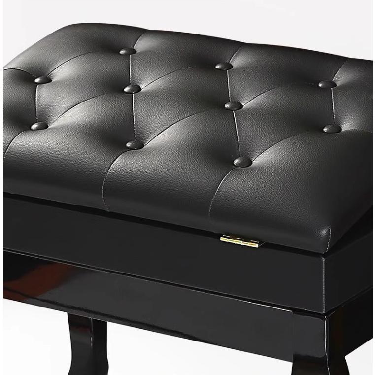 ピアノ椅子 ピアノイス 猫脚 高さ微調整可能 ベンチタイプ コーヒー